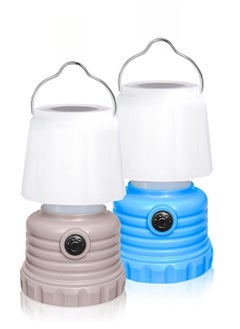 اشتري Portable Outdoor Camping Light, Lanterns Battery Powered Led, with Flame Flicker Lighting Mode, 600Lm, for Kids Camping Chair, Bedroom, Festival, Party Decoration and Outdoor(2 PCS) في الامارات