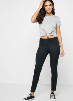 Buy Mid Rise Dark Wash Jeggings in UAE