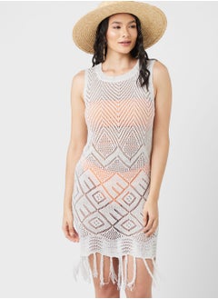 Buy Crochet Detail Beach Cover Up in Saudi Arabia