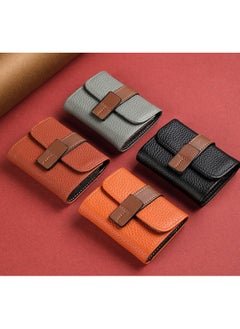 Buy Card Bag Female Retro Colorful Small Simple Buckle New Organ Multi Card Bank Card Holder Coin Purse All-in-One in UAE