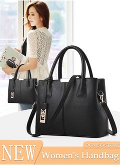 Buy Elegant Women's Handbag with Removable Shoulder Strap Large Capacity Tote Shoulder Bag Fashion Ladies Satchel Bag for Office Travel Daily Bag in UAE