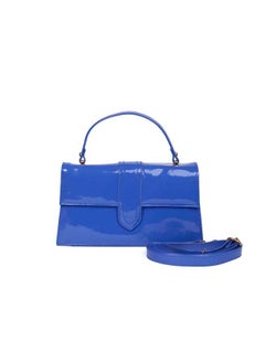 اشتري Fancy Faux Leather Bag With Removable Shoulder Strap And Front Magnetic Closure في مصر