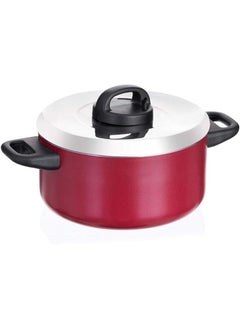 Buy Pr 15910 Stockpot With Stainless Steel Lid Red 5000263159106 20Cm in Saudi Arabia