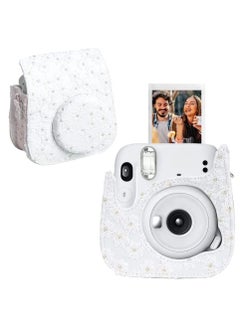 اشتري for Fujifilm Instax Mini 11 Instant Film Camera Case Protective Case Bag with Adjustable Shoulder Strap and Daisy Mini/Square Photo Pouch في السعودية