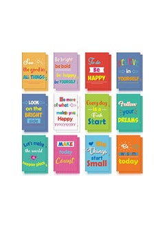 اشتري Zonon 24 Pcs Mini Colorful Notebooks Bulk Gifts, Funny Motivational Journals Notepads Inspirational Notepads Kids Small Pocket Notebook Teacher School Office Prizes Travel(Colorful Style) في الامارات