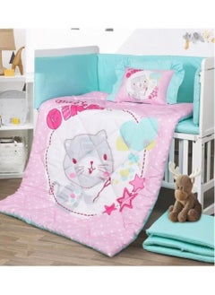 Buy 5-Piece Baby Crib Bedding Set in Saudi Arabia