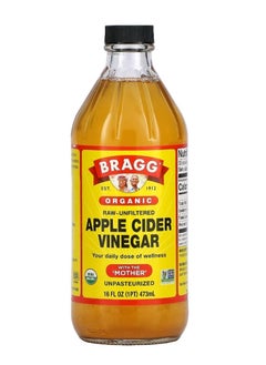 Buy Organic Apple Cider Vinegar with The 'Mother', Raw-Unfiltered, 16 fl oz (473 ml) in Saudi Arabia