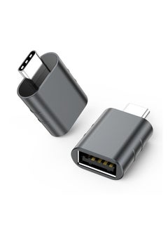 Buy ULHYC USB C to USB Adapter 2 Pack (Gray) in Saudi Arabia