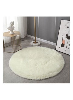 Buy Upholstery Rug Fluffy Soft Bedroom Round Cushion 100x100cm in UAE