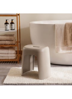 Buy Cale Plastic Stool 36X26.5X35Cm - Grey in UAE