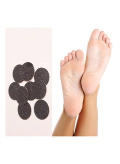 Buy 50pcs Self-adhesive Sandpaper Disk Replacement Pad Foot File Disc for Electric Rasp Files Callus Cuticle Hard Dead Skin Removal Pedicure Tools M 20MM #100GRIT in UAE