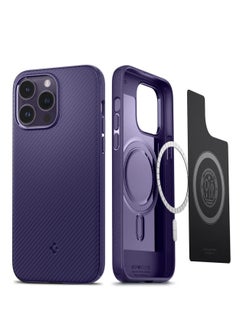 Buy Spigen Magnetic Charging Phone Case For Apple iphone14 Pro Max 6.7 inch Purple in Saudi Arabia