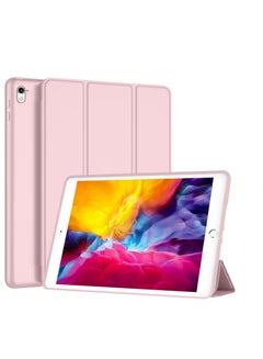 Buy Smart Case Compatible with iPad Pro 9.7 Case 2016 (Old Model) Case Flip Cover Leather Case Soft TPU Back And Trifold Stand With Auto Sleep For iPad Pro 9.7, A1673 A1674 A1675) (Pink Sand) in Egypt