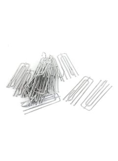 Buy Robustline Curtain Hooks Window Treatment 4 Prongs Pinch Pleat Drapes 100Pcs in UAE