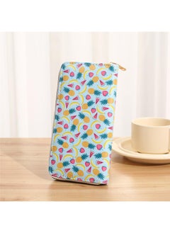 Buy Fashion Personality Pu Digital Printing Long Women's One-hand Organ Bag Cartoon Single Zipper Women's Wallet in Saudi Arabia