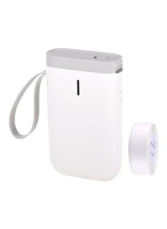 Buy Portable Thermal Label Printer White in UAE