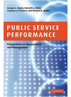 Buy Public Service Performance: Perspectives on Measurement and Management in Egypt