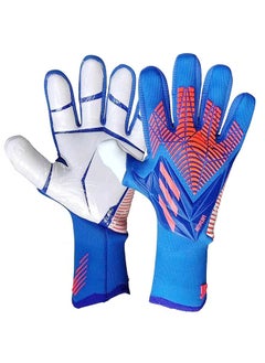 اشتري Soccer Goalkeeper Gloves, Professional Non-slip Goalkeeper Gloves, With Strong Grip And Protection, Breathable And Wear-resistant Youth And Adult Protective Goalkeeper Gloves. في الامارات