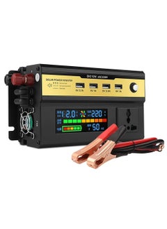 Buy 1200W Car Power Inverter DC 12V To AC 220V Transformer with USB Universal Socket Charger Modified Sine Wave Inverter in Saudi Arabia