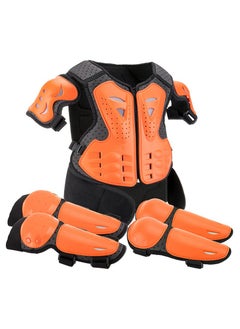 Buy Children's Balance Bike Armor Cycling Suit Off-Road Motorcycle Chest Armor Anti Drop Vest Set in UAE