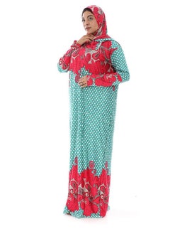 اشتري Isdal Prayer Dress for Women and Girls Aqua في مصر