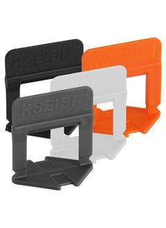 Buy Tile Leveling System Clips 3mm 200-pc, Plastic, for heavier tile and stone, prevents the tile from moving during the installation, Floor and Wall Tile Installation, Tile Projects, Quick & Efficient. in UAE