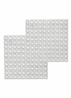 اشتري 200 Pieces Rubber Feet Pads Adhesive Buffer Door Bumpers Self Stick Noise Dampening Small Clear Soft Silicone Close Cabinet & Furniture 9 mm Diameter x 3 (Clear) في الامارات