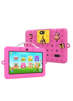 Buy Oteeto Oteeto Tab 5 Travel Mate Kids 7 Inch Display Tablet With 4GB RAM 128 GB ROM and 3000 mAh Battery Pink in Saudi Arabia