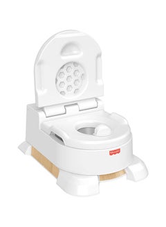 اشتري 4-in-1 Modern Infant To Toddler Potty Training Toilet And Step Stool With Removable Potty Ring في الامارات