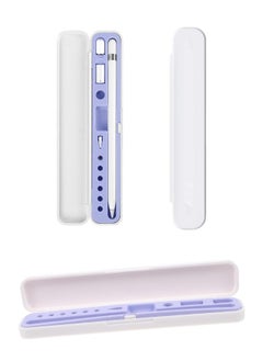 Buy Carrying Case Compatible with Apple Pencil 2nd Generation and 1st Gen Pencil and Samsung Galaxy S-Pen Series, Pencil case Consists of Hard PC Shell and Soft Silicone Inner in UAE