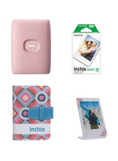 Buy Instax Mini Link 2 Smartphone Printer Photo Kit Soft Pink in Saudi Arabia