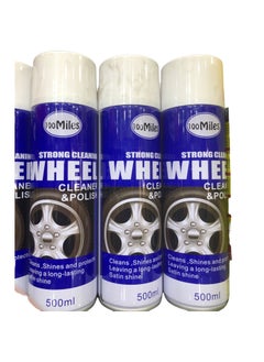 Buy 100Miles wheel cleaner 500ML 1PC in Saudi Arabia