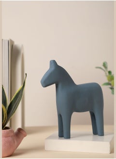 Buy Modern Horse Shaped Solid Minimalistic Ceramic Showpiece For Home Decor in UAE