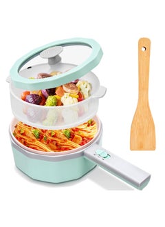 اشتري Versatile 1.5L Electric Hot Pot and Steamer, Non-Stick Ramen Cooker for Easy Meals, Perfect for Dorms and Apartments في الامارات