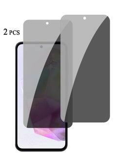 Buy Privacy Screen protector compatible with Samsung Galaxy A35 Screen Protector Tempered Glass [Anti-Glare][HD Full Coverage][Easy Installation][Scratch Resistant] in Saudi Arabia