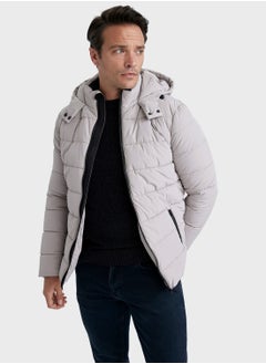 Buy Zip Through Puffer Jacket in Saudi Arabia