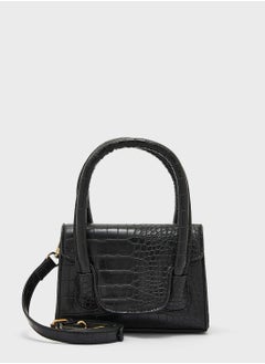 Buy Croc Effect Mini Satchel Bag in Saudi Arabia