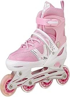 Buy Other Roller skate shoes for children, size 39-42 - pink and white in Egypt