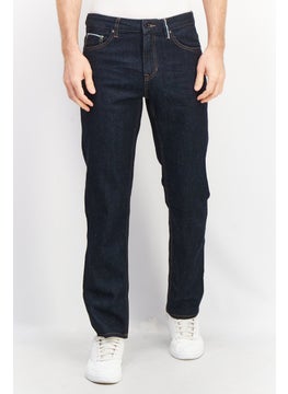 Buy Men Regular Fit Non Stretchable Denim, Dark Navy in UAE