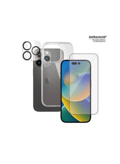 اشتري PanzerGlass iPhone 14 pro protection package - Clear في السعودية