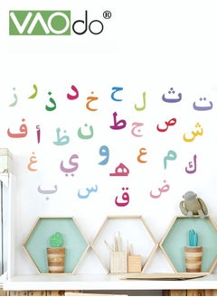 Buy Letter Wall Sticker Children'S Letter Teaching Wallpaper Wall Beautification And Decoration Waterproof Pvc Material Suitable For Children'S Bedroom Porch Living Room in UAE