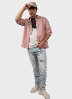 Buy Front Pocket Regular Fit Shirt in UAE