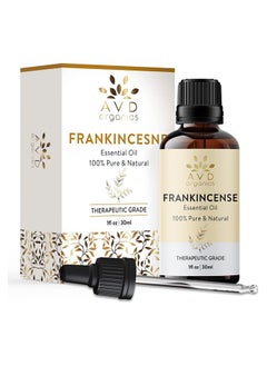 Buy AVD ORGANICS Frankincense Essential Oil 30ml - 100% Pure and Natural - Therapeutic Grade Essential Oil for Skin, Home Fragrance, 1fl. Oz in UAE