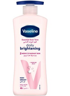 Buy Vaseline Vaseline, Essential Even Tone Daily Brightening, 400 ml in Saudi Arabia