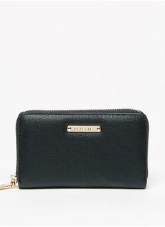 Buy Women Textured Zip Around Wallet in Saudi Arabia