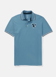 اشتري AE Logo Flex Pique Polo Shirt في الامارات