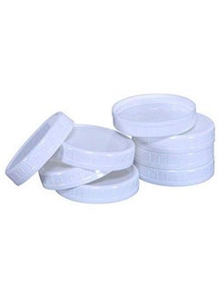 اشتري Widemouth Reusable Plastic Lids For Canning Jars 8 Count Mainstays (3.62" Dia X .75" H) (Limited Edition) في السعودية