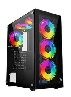 Buy Apex Gaming PC Light - Intel Core i5-11400F 2.6GHz Processor | NVIDIA GeForce RTX 3060 12GB GPU | 16GB DDR4 RAM | 500GB Storage | ARGB 4 Fan Case | Desktop Computer Tower | Gaming PC Build (500GB / 32GB / Black) in UAE