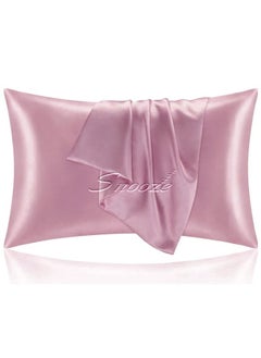 Buy Snooze, Satin Pillowcase for Hair and Skin, 48*70 cm, Dark Pink in Egypt