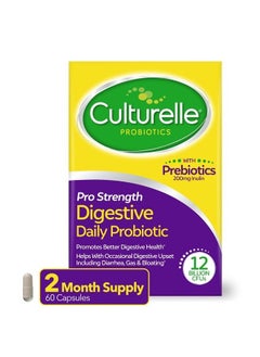 Buy Pro Strength Digestive Daily Probiotic - 60 Capsules in UAE